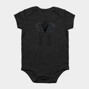 Officer - Rank - Cpt - Airborne Baby Bodysuit